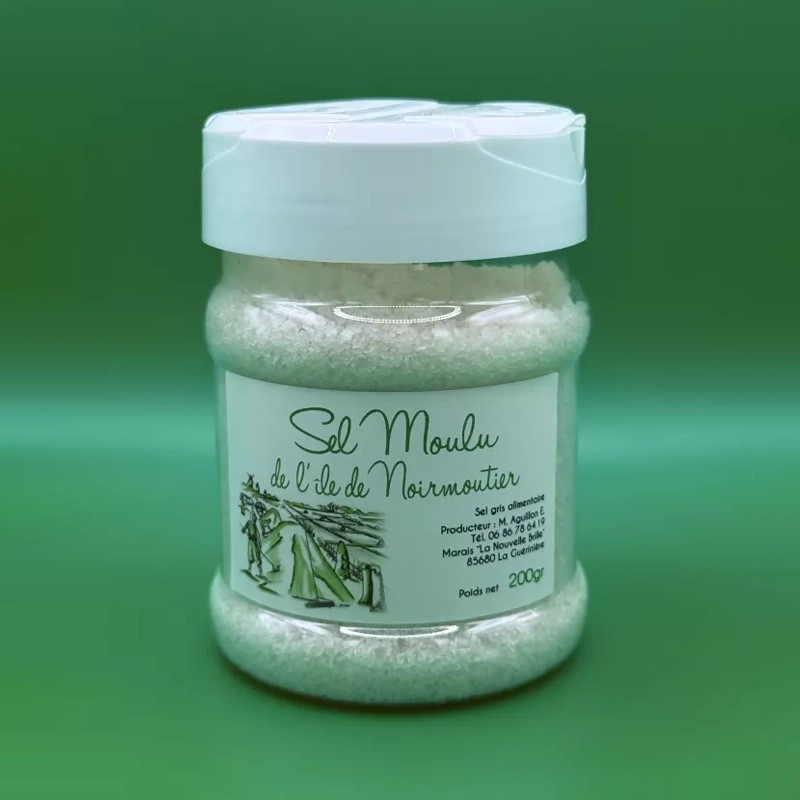 Salière Sel Moulu Naturel 200 gr